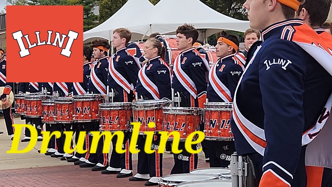 Marching Illini Drumline WarmUp 🥁 YouTube
