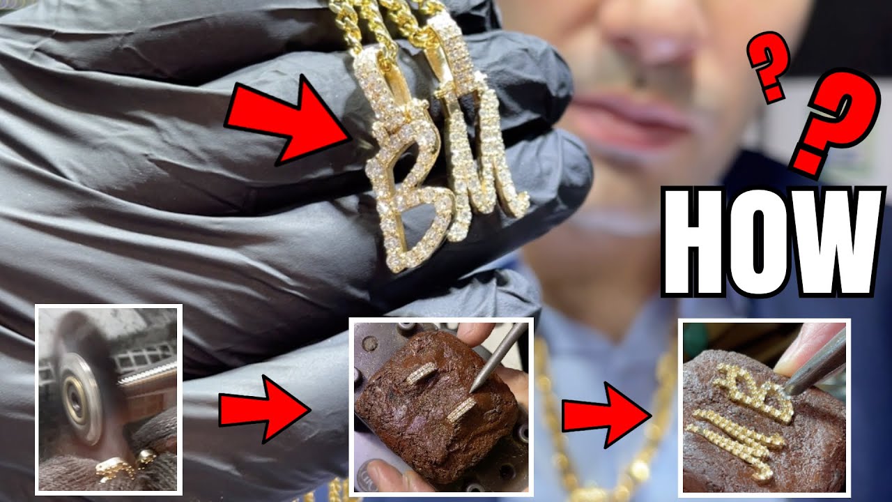 HOW It's Made ? : VS Diamond Custom Gold Pendant ! - YouTube