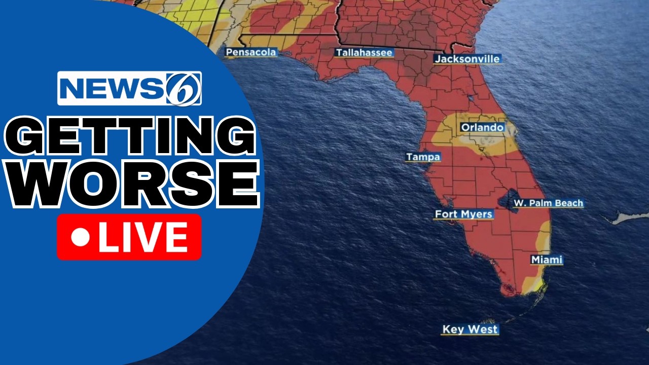 🔴NEWS 6 WEATHER LIVE AT 9:30 | Drought Worsens Again In Florida - YouTube