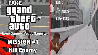 Lone Gunner-Vegas Gangster - Mission #1: Kill Enemy (walkthrough) screenshot 5
