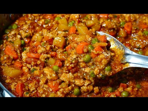 MINCED CHICKEN STEW CURRY RECIPE EASY amp DELICIOUS