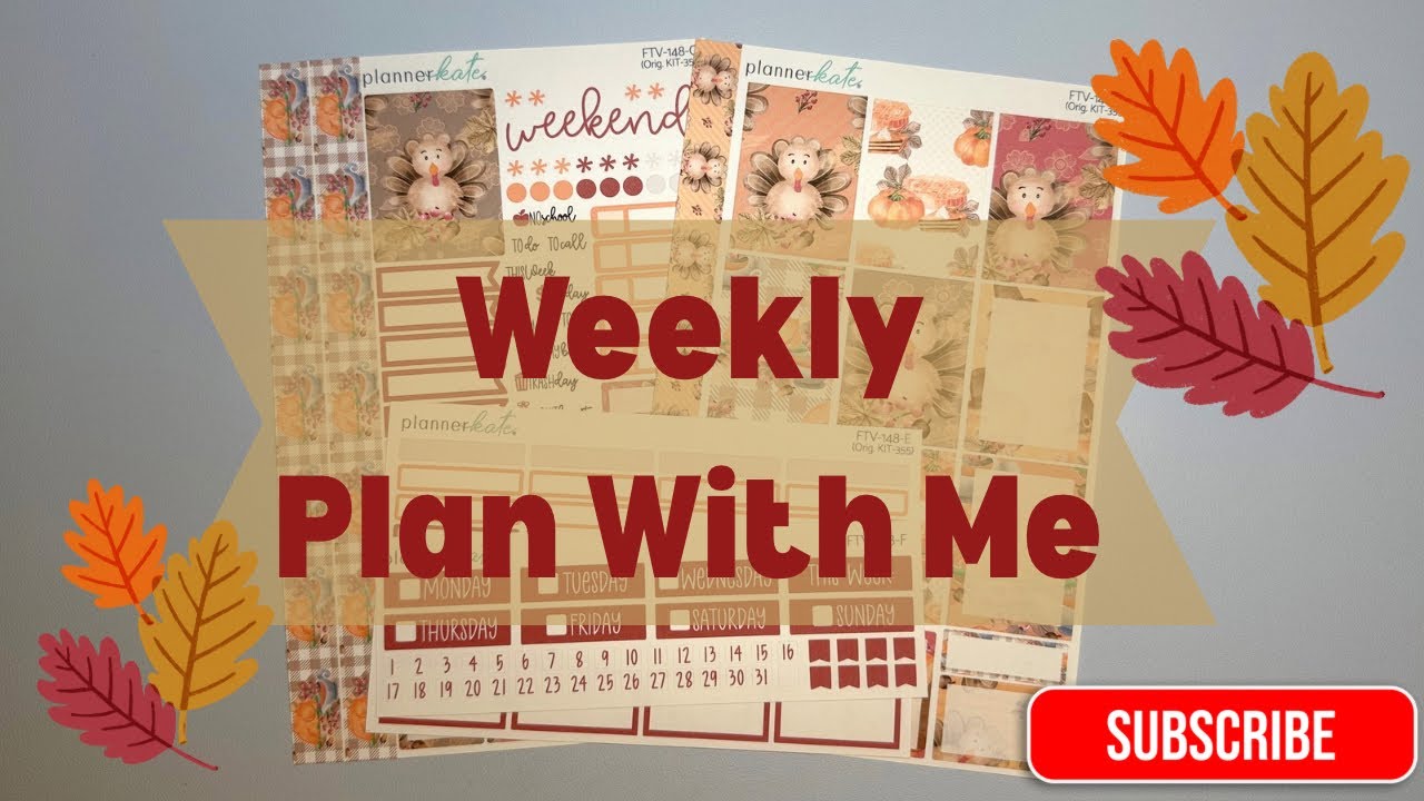 Weekly Plan With Me | Erin Condren Daily Duo - YouTube