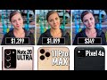 Unbiased Note 20 Ultra vs 11 Pro vs Pixel 4A Camera Test