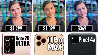 Unbiased Note 20 Ultra vs 11 Pro vs Pixel 4A Camera Test
