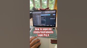 How to seperate instruments/stems in less than a minute #quicktutorial #logicpro #producer