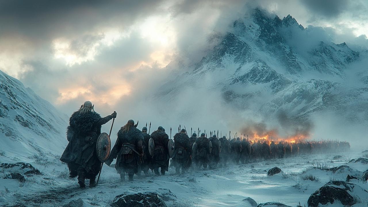 March of the Frozen Fjords | Epic Viking War Music ⚔️