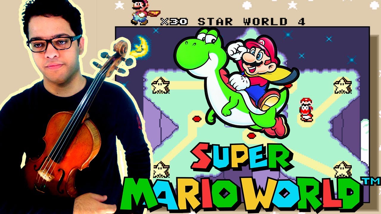 SUPER MARIO WORLD Star Road Theme Violin Violino SNES YouTube super-mario-world-star-road-theme-violin-violino-snes-youtube