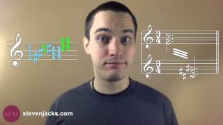 Petrushka Chord Music Minute #22
https://www.patreon.com/stevenjacks
Like and subscribe for more!
This week we go over a chord popularized by Igor Stravinsky - the Petrushka Chord
And be sure to click the thumbs up! :)
Subscribe at http://www.stevenjacks.com
Visit me on Facebook!
https://www.facebook.com/stevenjacksdotcom
For the composition challenge:
http://www.stevenjacks.com/conservatory/challenges/ Petrushka Chord Music Minute #22