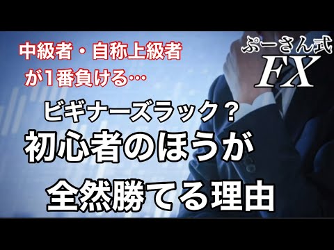 何故FXは勉強するほど負けるのか？初心者のほうがはるかに勝てる理由