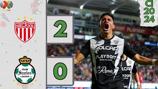 Necaxa Vs. Santos Laguna | Highlights | Liga Mx Clausura 2024 Jornada 15