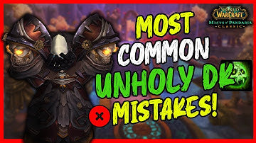 Meest voorkomende fouten voor onheilige DK