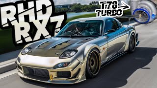 Widebody RX7 T78 Turbo + HKS Dogbox | OS88 Sequential Soarer