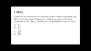 How to do 2020 AMC 8 Problem 2
