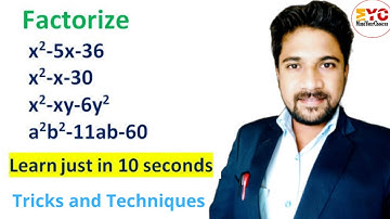 Factorization of Algebraic Expression || Factorize || factoring || Factorizing