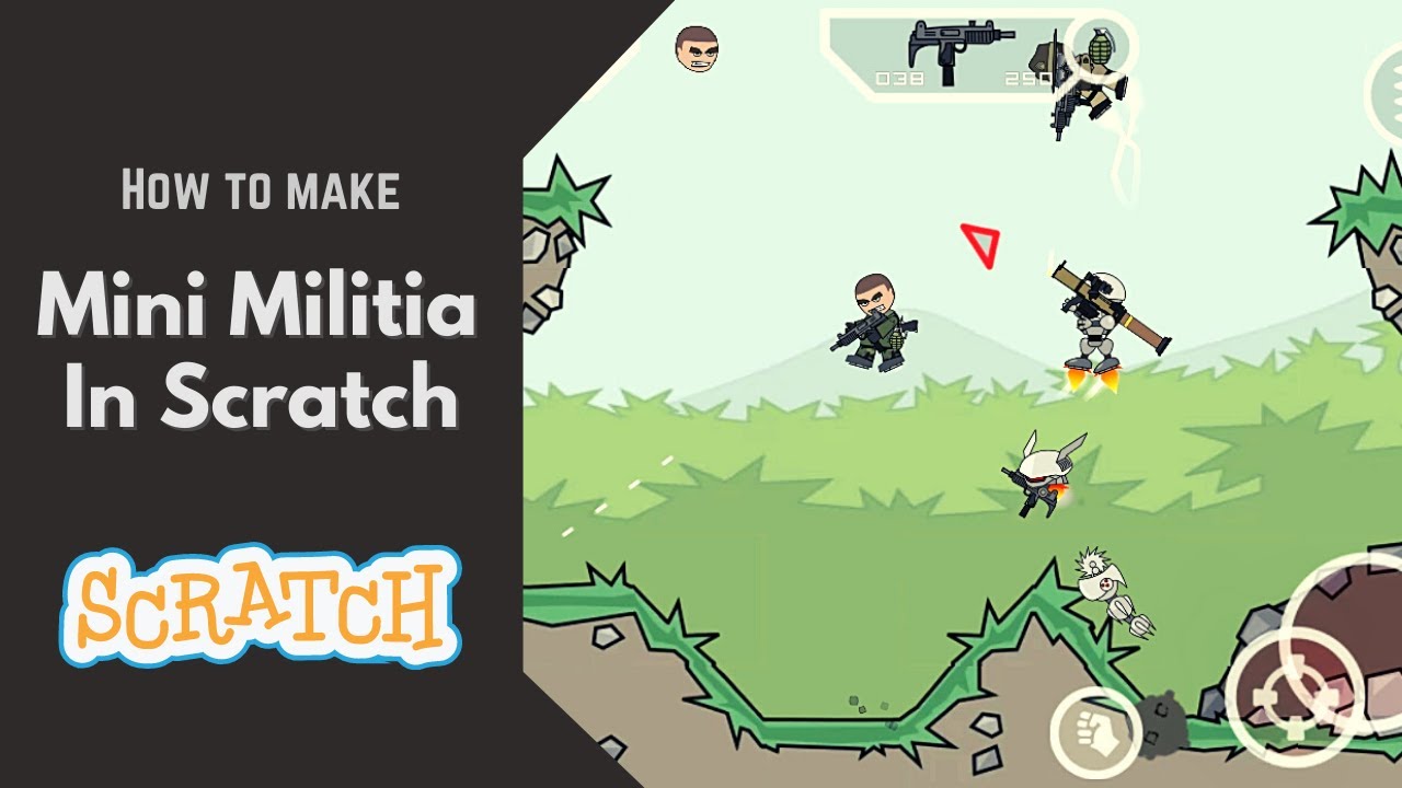 How To Make MINI MILITIA In SCRATCH | Part 1 | Nation For All