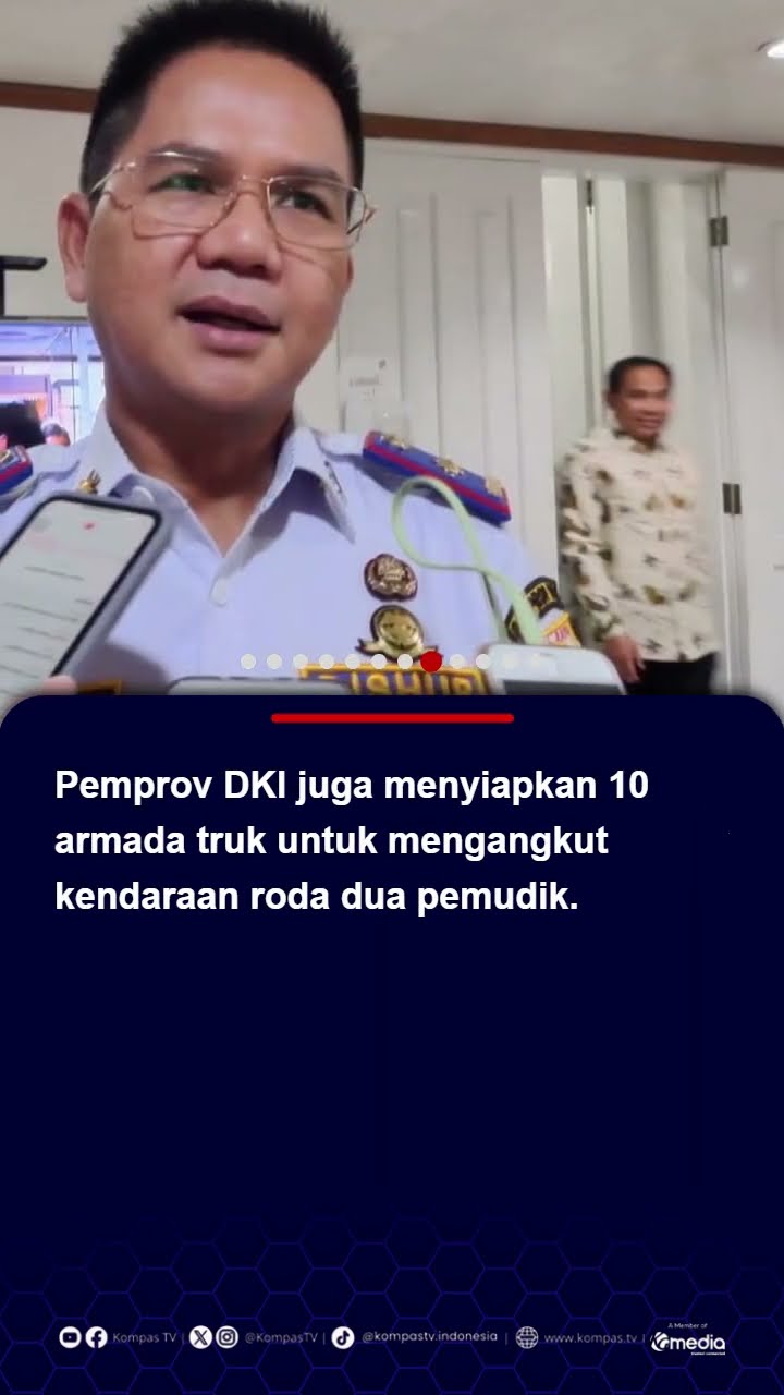 Pemprov DKI Siapkan 293 Bus untuk Mudik Gratis 2025 ke 20 Kota #mudikgratis #pemprovdki #mudik