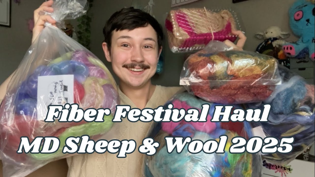 MD Sheep & Wool Fiber Hand Spinner Haul