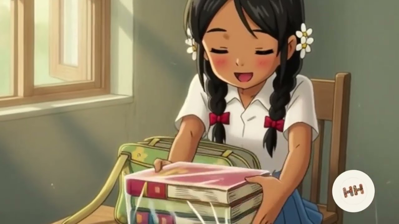 School Days Memories | Ghibili animation | Relaxing Video