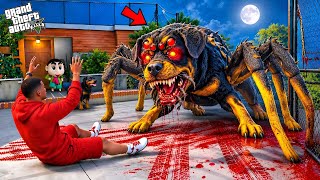 Franklin & Shinchan Found Evil Chop 😱👻 | GTA 5