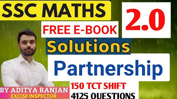 Partnership 2.0 || aditya ranjan sir ebook 2 solution | aditya rajan book 2 solution | edu214
