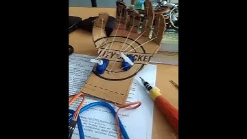 Finger movement using servo and arduino