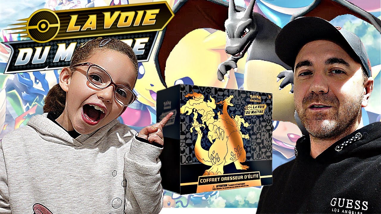 CHASSE aux DRACAUFEU #1 ETB LA VOIE DU MAITRE - Ouverture carte Pokémon.