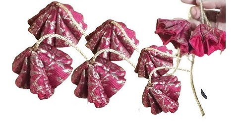 Easy latken making tutorial || how to make fabric flower latkan ||  flower latkan ||   babs creation