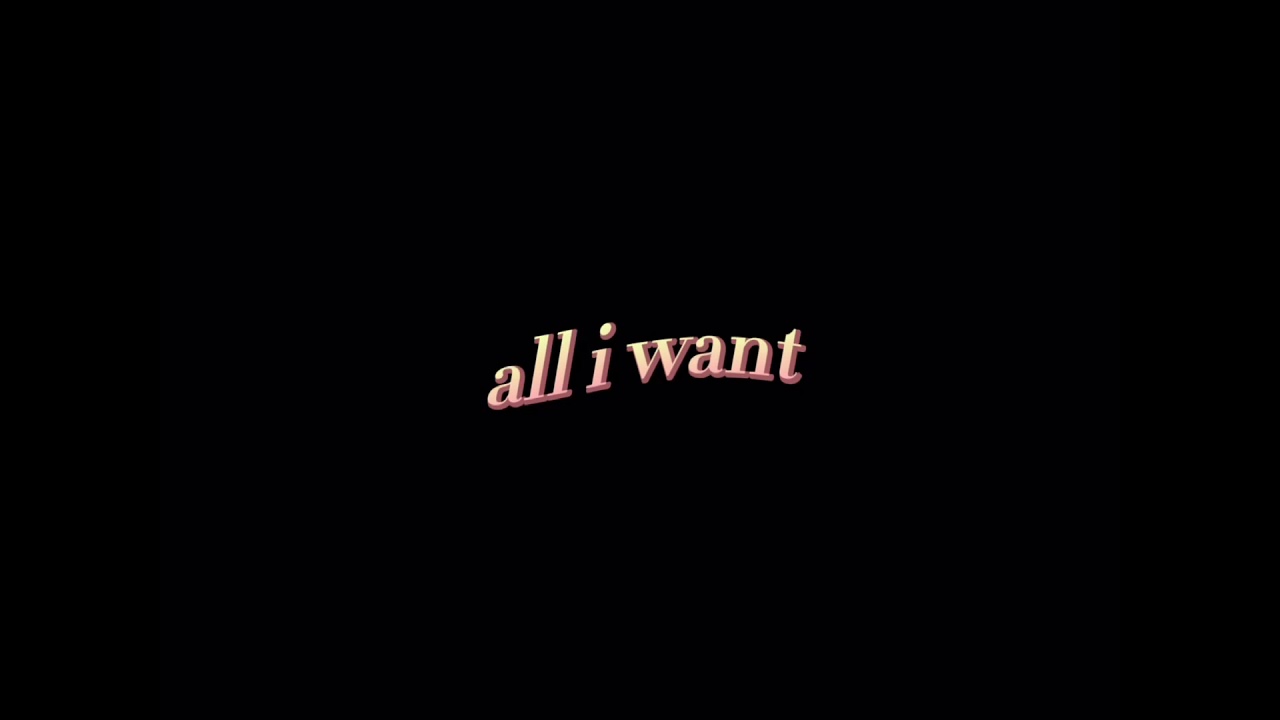 All I Want Olivia Rodrigo Edit Audio YouTube