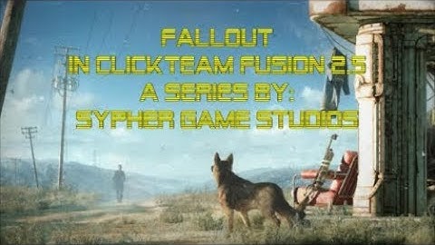 Fallout in Clickteam Fusion 2.5 Episode 1- Graphics