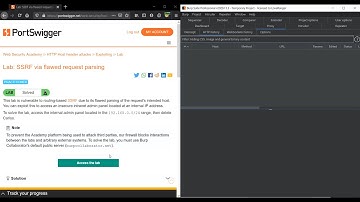 SSRF via flawed request parsing-Web Security Academy