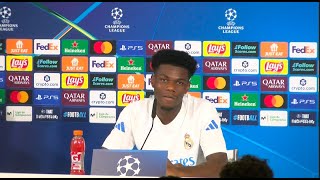 Replay - Real Madrid - Om Retrouvez Lintégralité De La Conférence Aurélien Tchouameni