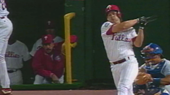 Jefferies hits for cycle against the Dodgers in 1995