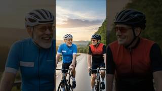 PM Narendra Modi aur Russia ke President ki cycling karte hue sundar tasveer! 🚴♂️✨ #NarendraModi