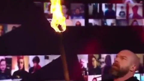 Triple H vs Randy Orton At Raw and Alexa Bliss Fireballs Randy Orton