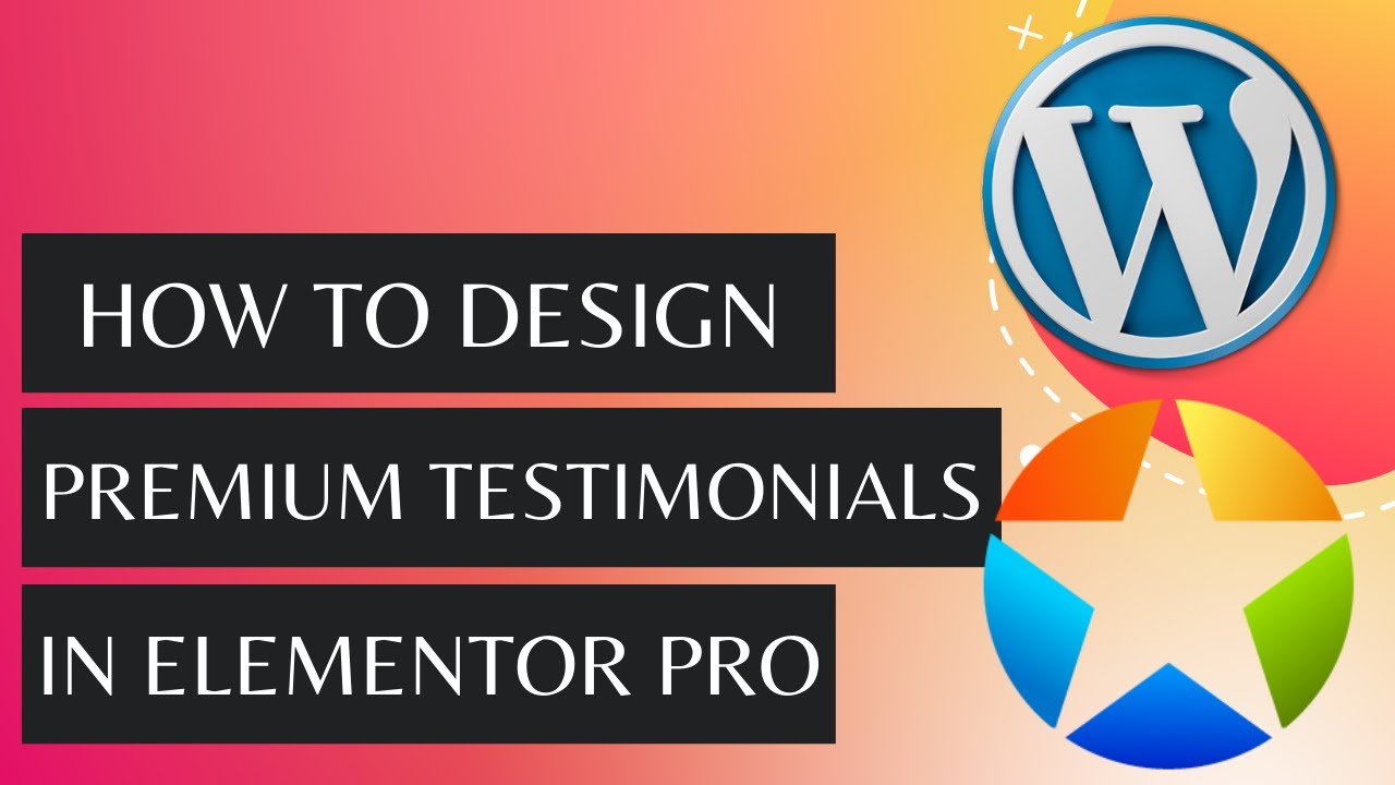 How to Add Premium Testimonial in Elementor | Elementor Tutorial - 2021 ...