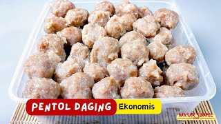 RESEP PENTOL DAGING EKONOMIS (1.000 an)‼️Enak, Kenyal, Tahan Lama