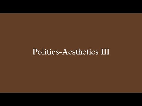 Ehsan Saboohi — Politics-Aesthetics III