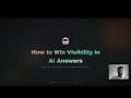 What Is AEO / GEO? Introduction to Answer Engine Optimization/ Generative Engine Optimization