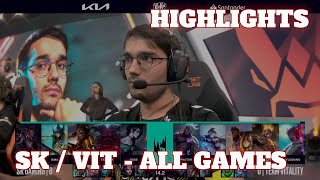 SK vs VIT - ALL GAMES (Bo3) Highlights | Round 1 LEC Winter 2024 Playoffs | SK Gaming vs Vitality