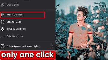 just one click blue colour edit in polarr app🔥||polarr app secret trick