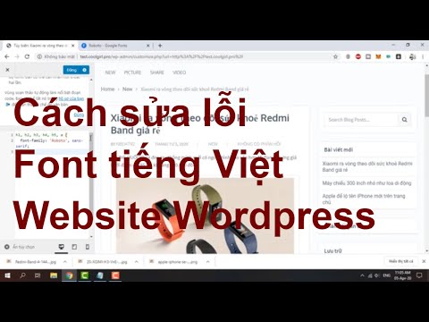 Cách sửa lỗi font chữ tiếng việt Website WordPress dùng Google Font - Đạt Nguyễn TV