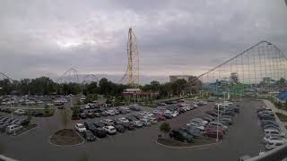 Cedar Point Time Lapse of sunset at the park