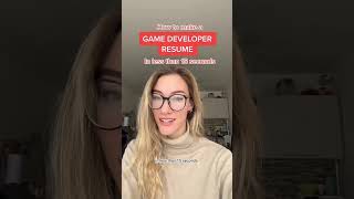 Game developer resume in 15 seconds? 😱 Net Worth