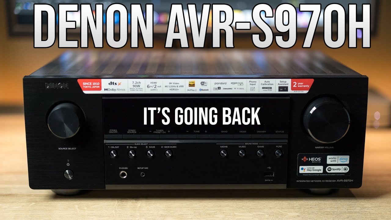 Denon AVR-X1700H - 7.2 Channel AV Receiver