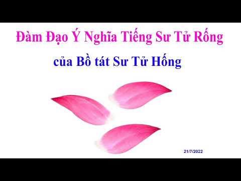Video Đàm Đạo Ý Nghĩa Tiếng Sư Tử Rống của Bồ tát Sư Tử... - youtube