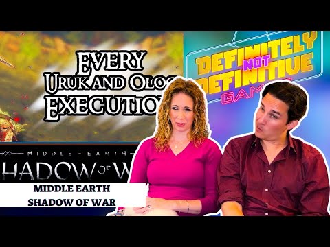 Middle Earth Shadow of War Every Uruk and Olog Execution Reaction