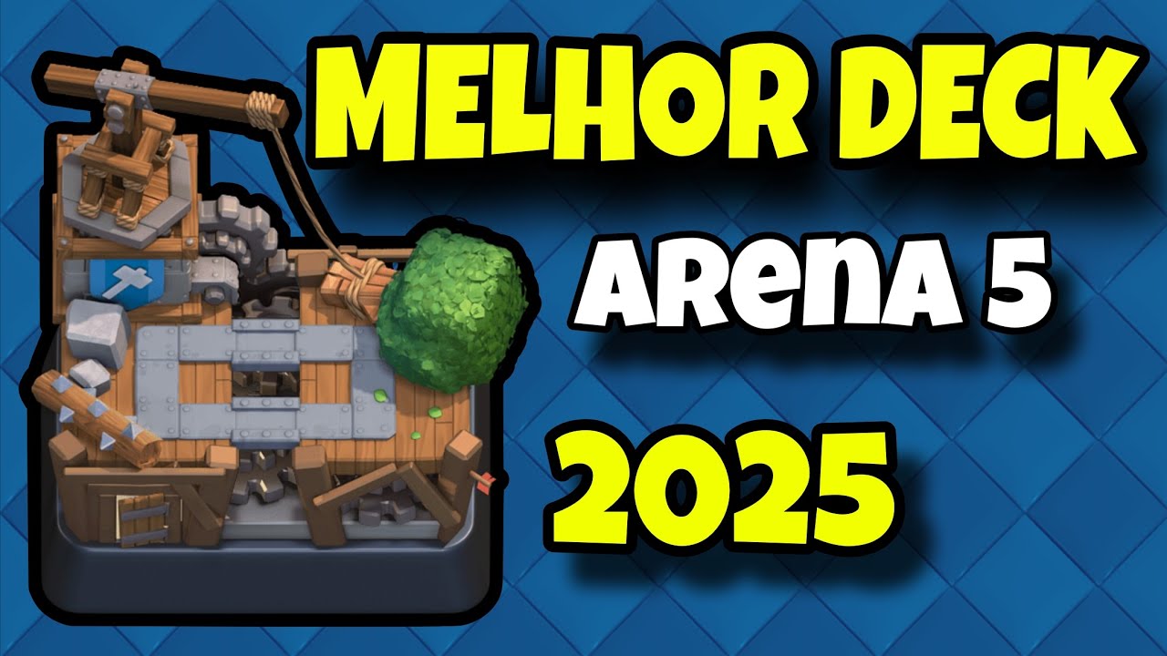 MELHOR DECK PARA A ARENA 5 (OFICINA DO CONSTRUTOR) NO CLASH ROYALE, ATUALIZADO. 