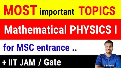 mathematical physics for msc entrance || mathematical physics 1 bsc 1st semester