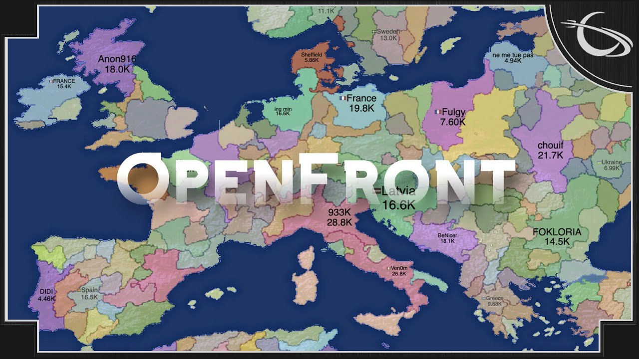 Open Front Maps OpenFront - World Conquering Real-Time Strategy Game - YouTube