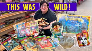 RETRO SUCCESS at the thrift store - she couldn't believe it!
